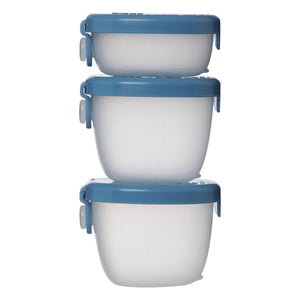 B.box Snack Tubs 3 Pack - Ocean