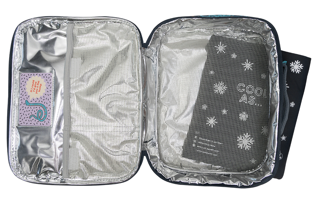 Spencil Big Cooler Lunch Bag + Chill Pack - NEON LIFE