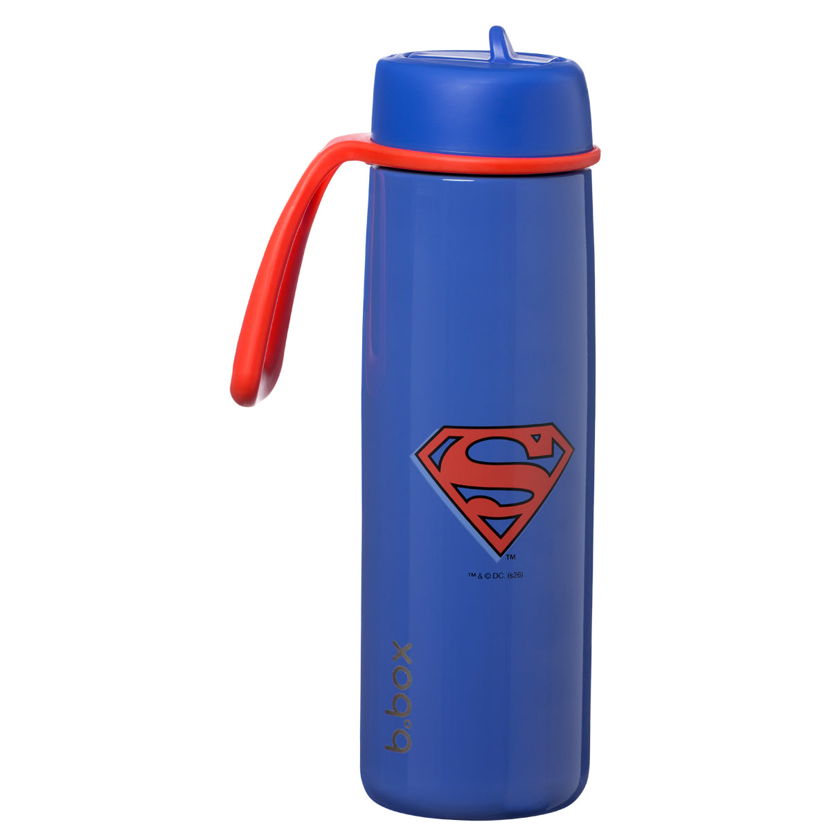 B.box 690mL Insulated Flip Top Bottle - Superman