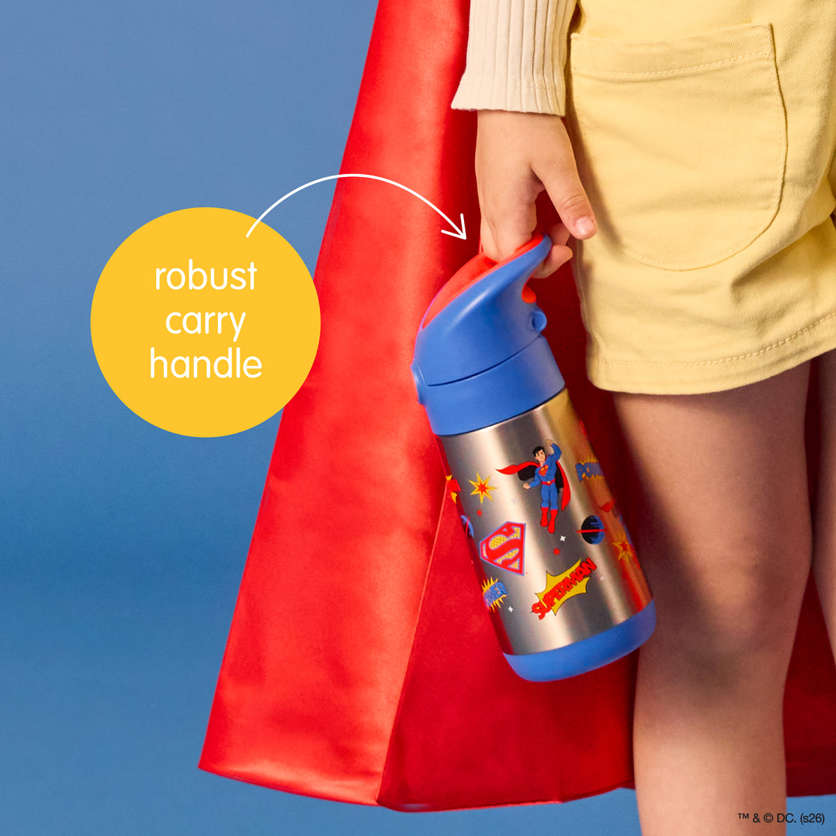 BBOX INSULATED DRINK BOTTLE 350ML DRINK BOTTLE - SUPERMAN