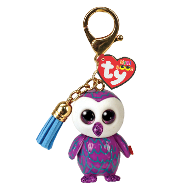 TY Mini Boos MOONLIGHT - Owl clip