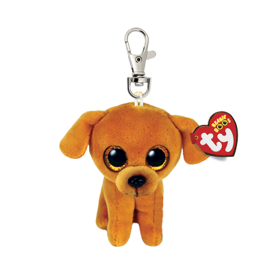 TY Beanie Boos ZUZU - tan dog clip