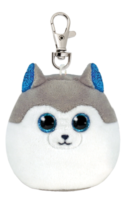 TY Squishy Beanies SLUSH - husky squish clip