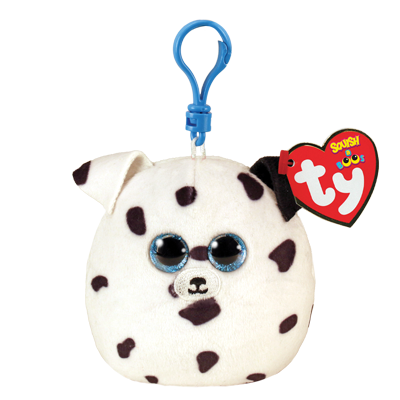 TY Squishy Beanies FETCH - dog squish clip