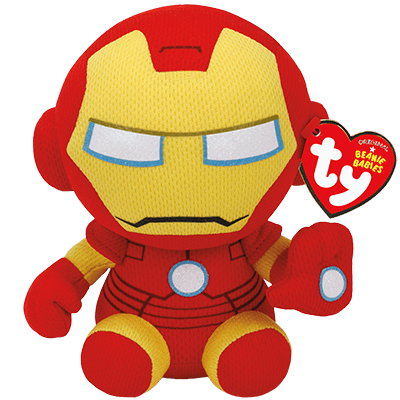 Marvel IRON MAN soft  Regular Beanie Babies