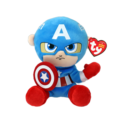 Marvel CAPTAIN AMERICA soft  Regular Beanie Babies