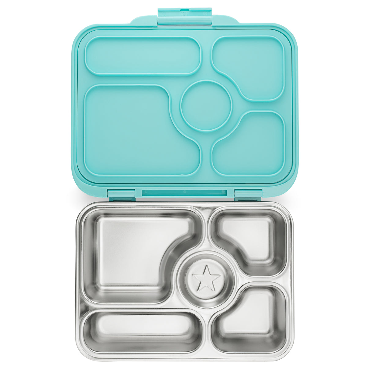 Yumbox Tapas Larger Size Leakproof Bento Lunch Box 4 Compartment (Antibes Blue - Zodiac)