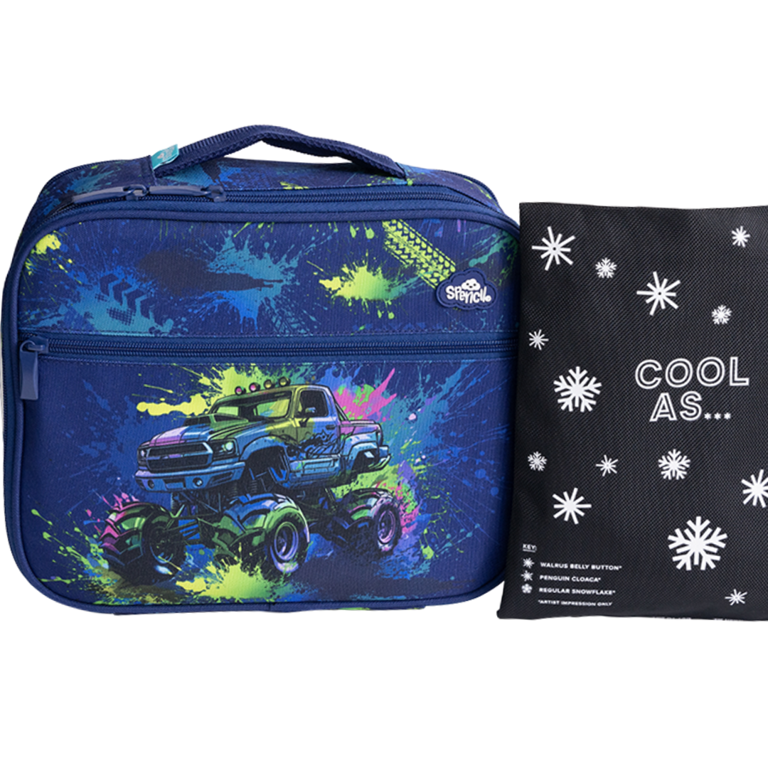 Spencil Big Cooler Lunch Bag + Chill Pack - Mega Wheels