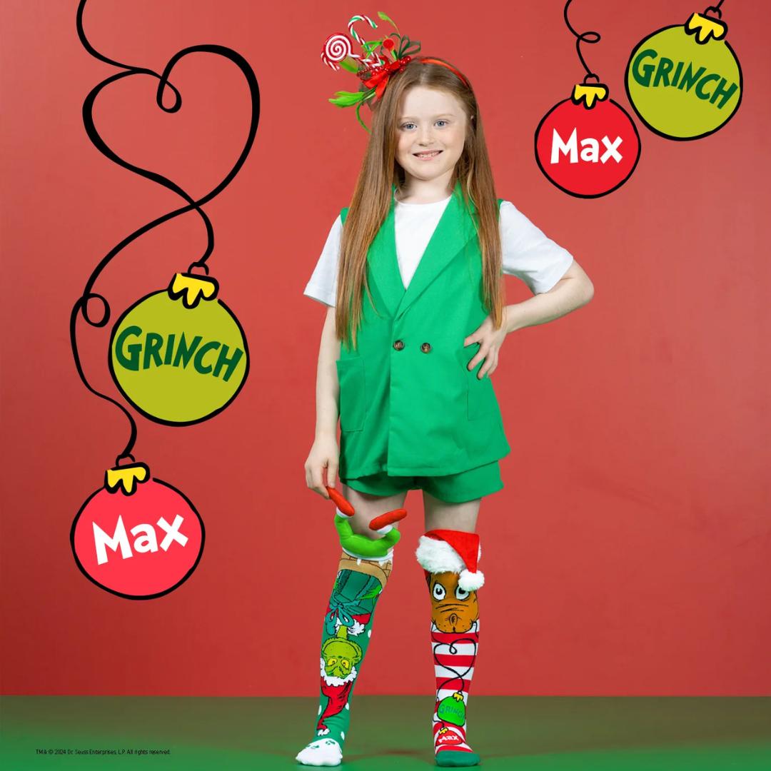 Mad Mia Socks - GRINCH & THE CHIMNEY SOCKS