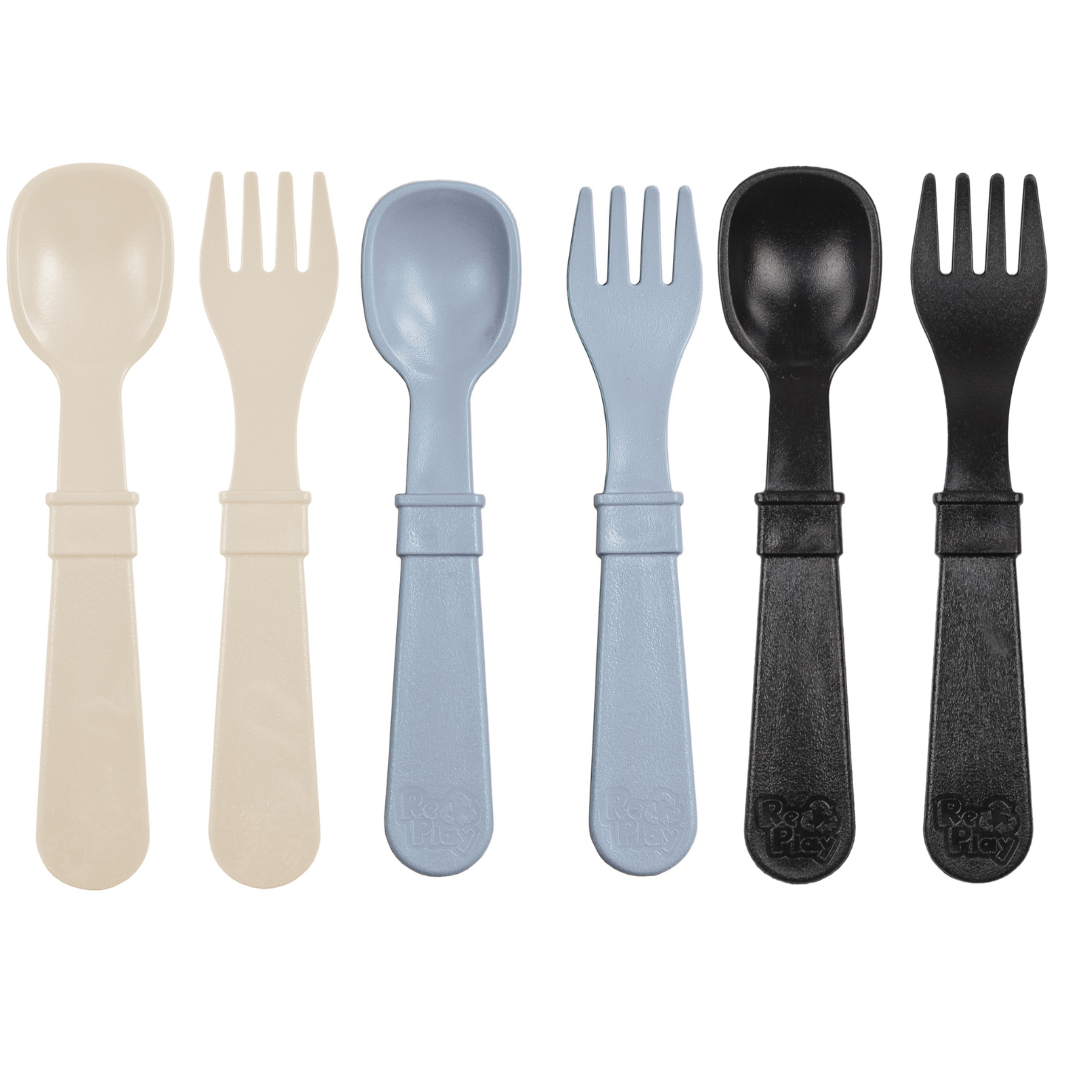 Replay Cutlery Bundle - Black / Grey / Sand