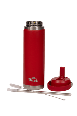 Big Insulated Water Bottle 650ml - Fire