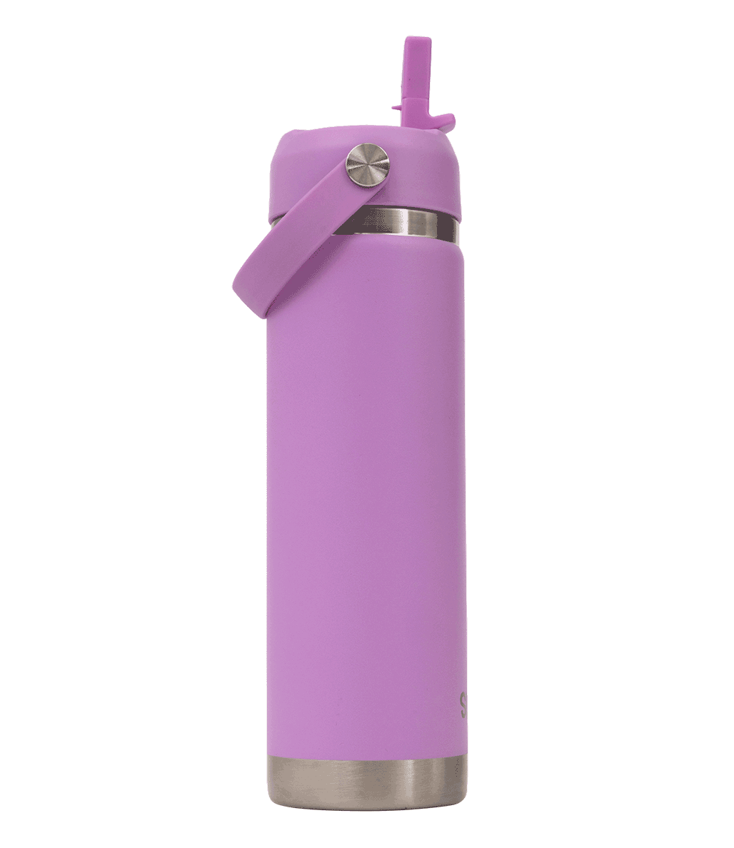 Big Insulated Water Bottle 650ml - Lilac