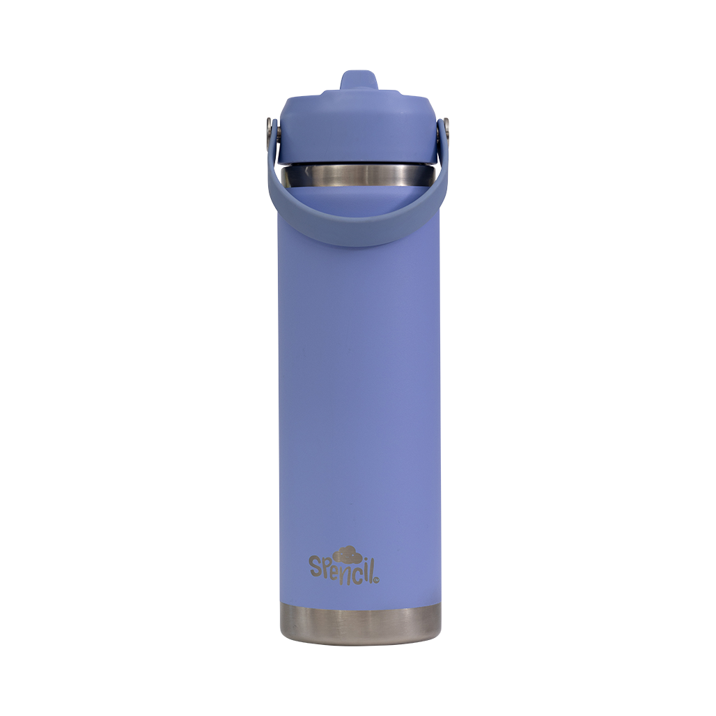 Big Insulated Water Bottle 650ml - Periwinkle
