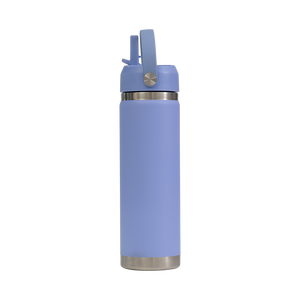 Big Insulated Water Bottle 650ml - Periwinkle