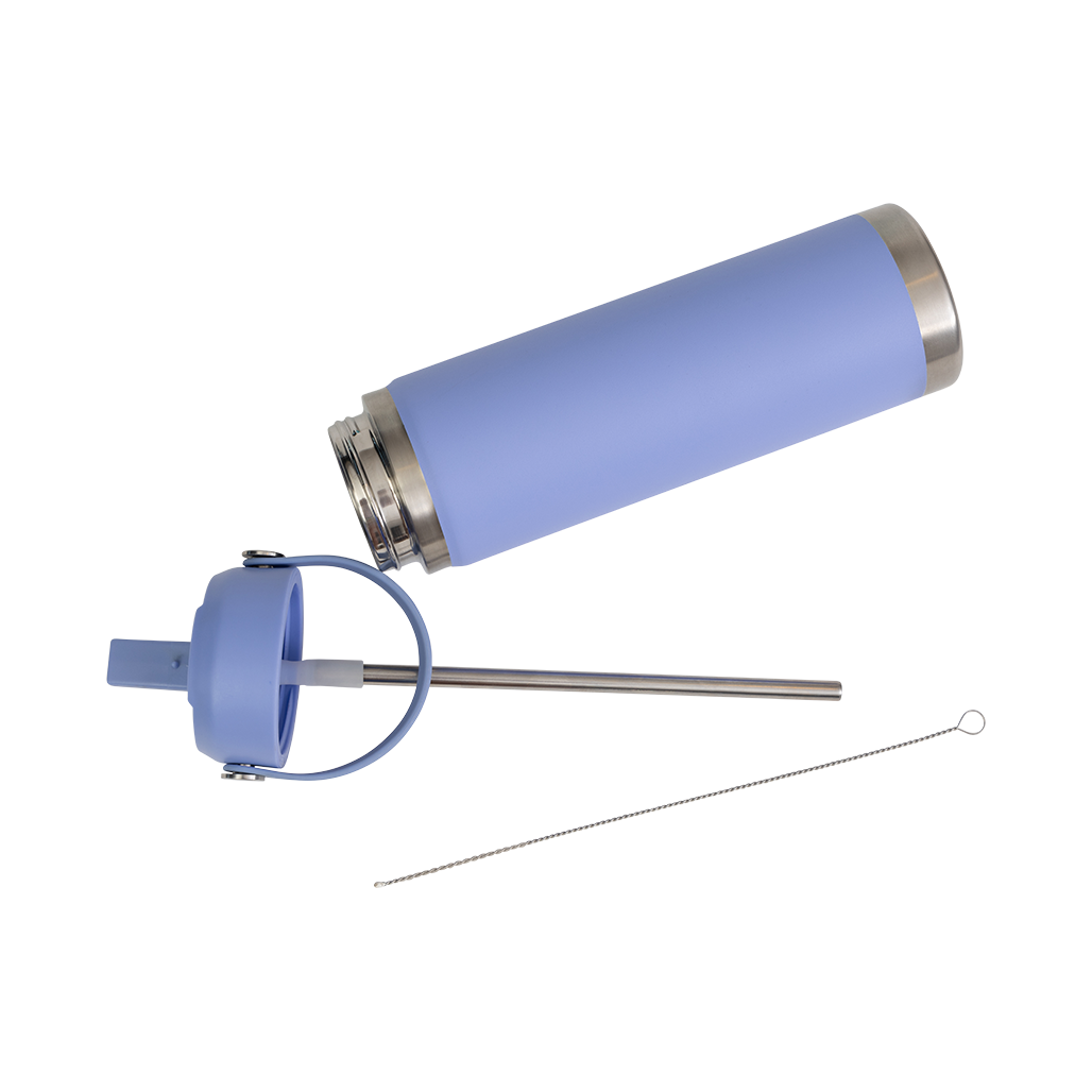 Big Insulated Water Bottle 650ml - Periwinkle