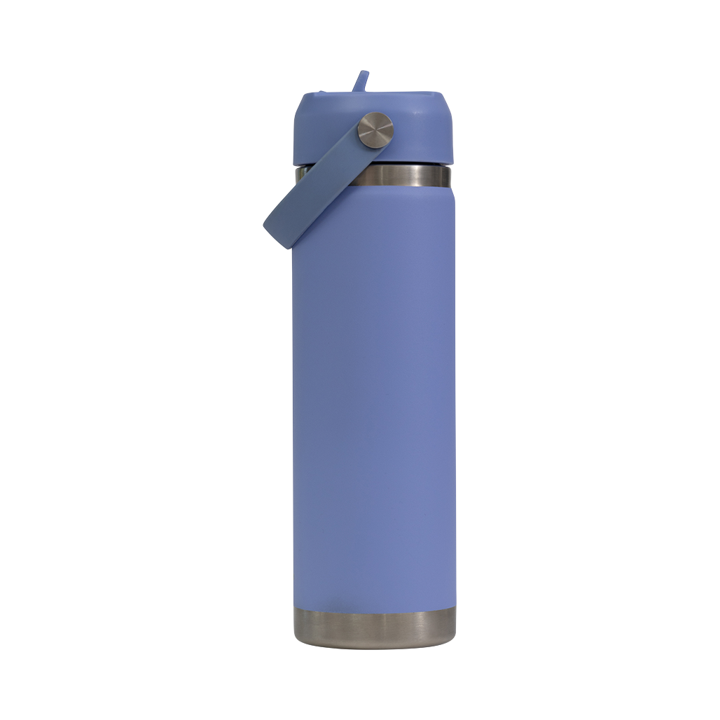 Big Insulated Water Bottle 650ml - Periwinkle