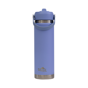 Big Insulated Water Bottle 650ml - Periwinkle