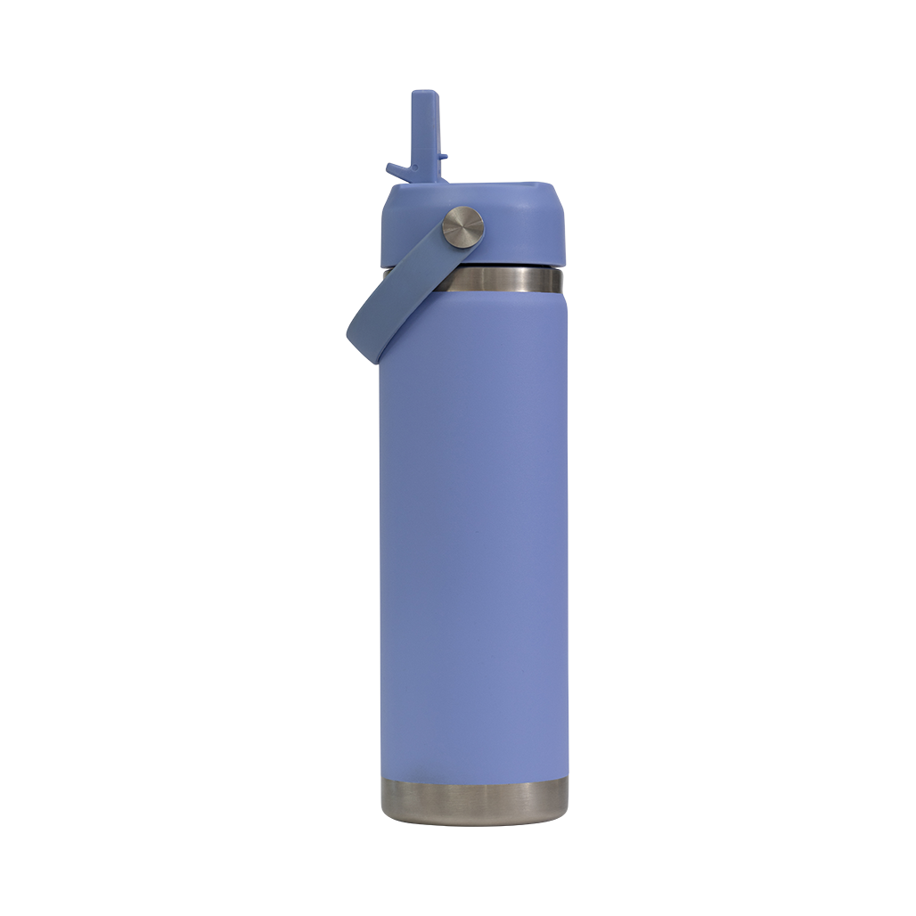 Big Insulated Water Bottle 650ml - Periwinkle