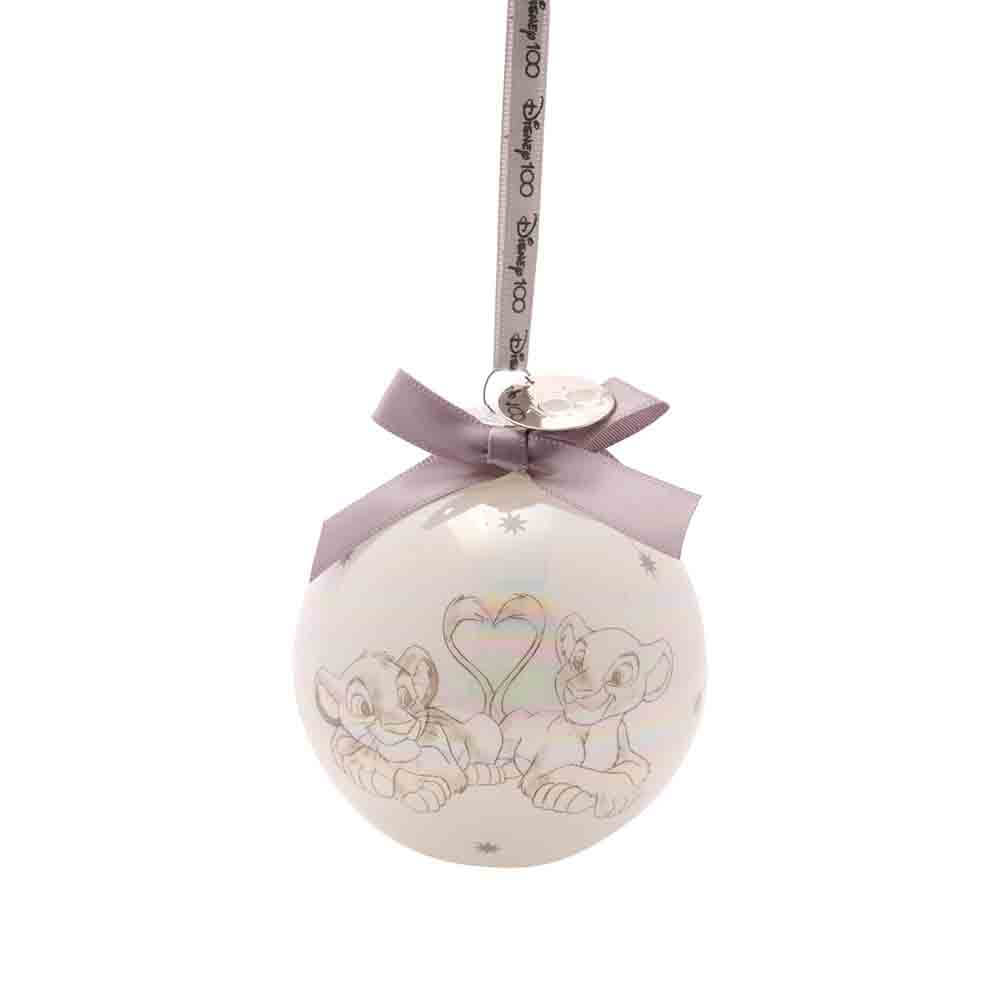 DISNEY 100 CHRISTMAS BAUBLES LOVE (SET OF 4)