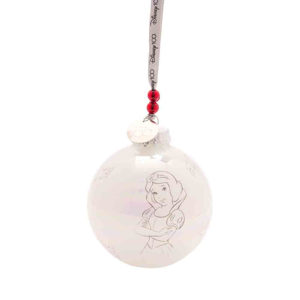 DISNEY 100 CHRISTMAS BAUBLES PRINCESSES (SET OF 4)