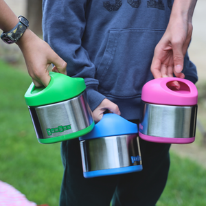 YUMBOX CUBI STAINLESS STEEL THERMAL FOOD JAR 295ML - Apple Green