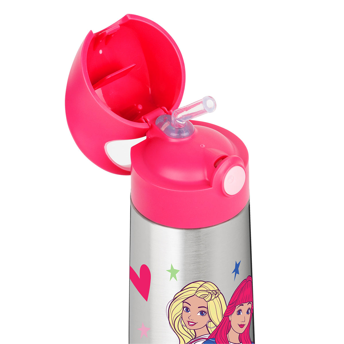 Cartoon Printed Kids Water Bottle with Flip Cap - Hulk