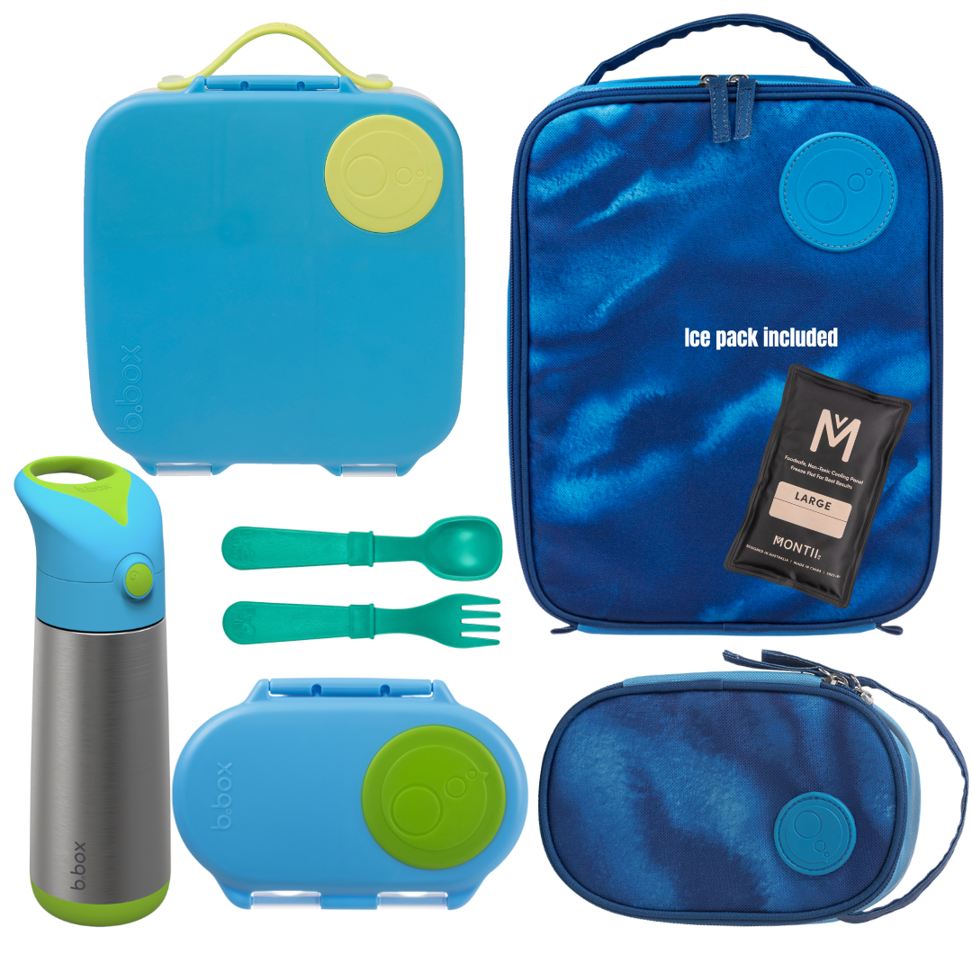 B.box Back to School Bundle - Ocean Breeze / Deep Blue