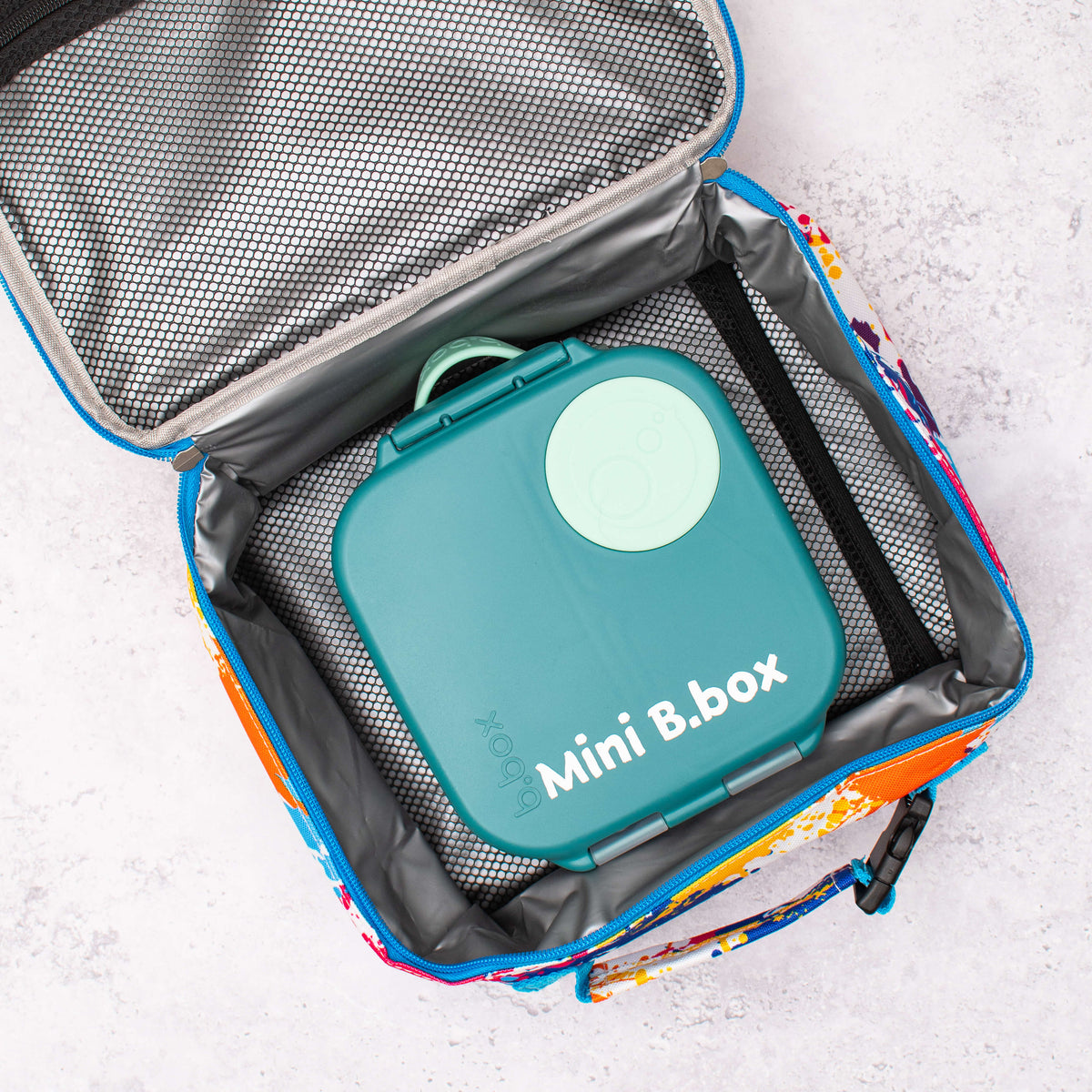 INSULATED LUNCH BAG - Blue Paint