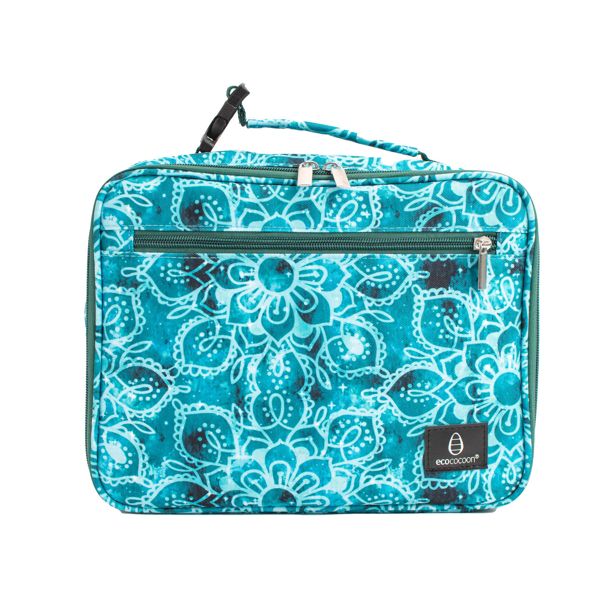 INSULATED LUNCH BAG - Green Mandala