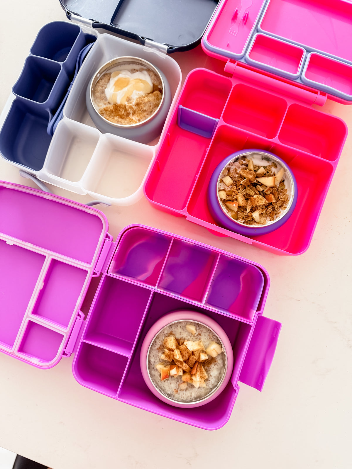 OASIS STAINLESS STEEL DOUBLE WALL INSULATED FOOD FLASK W/ QUICK RELEASE LID - Mini Food Jar -  BLUSH