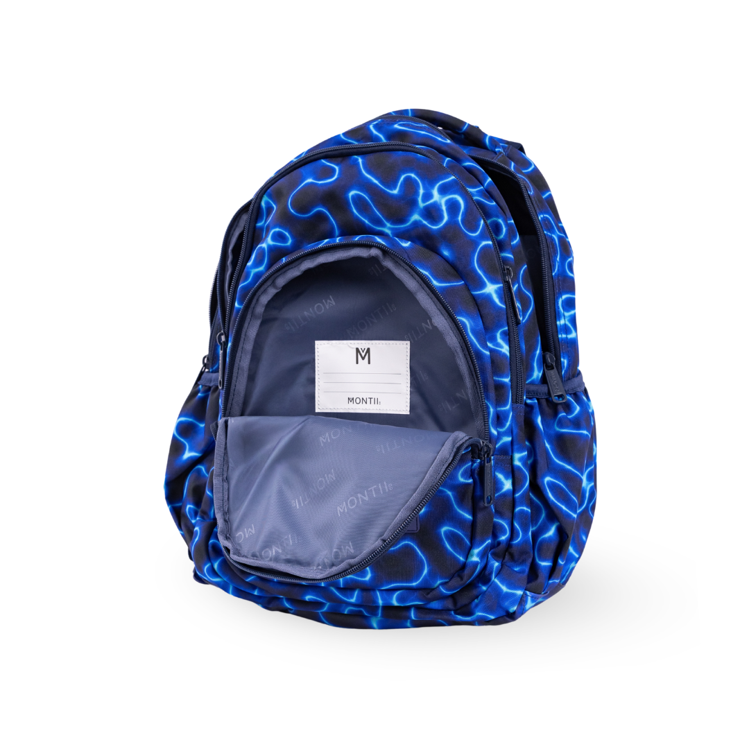 MontiiCo School Backpack - High Voltage