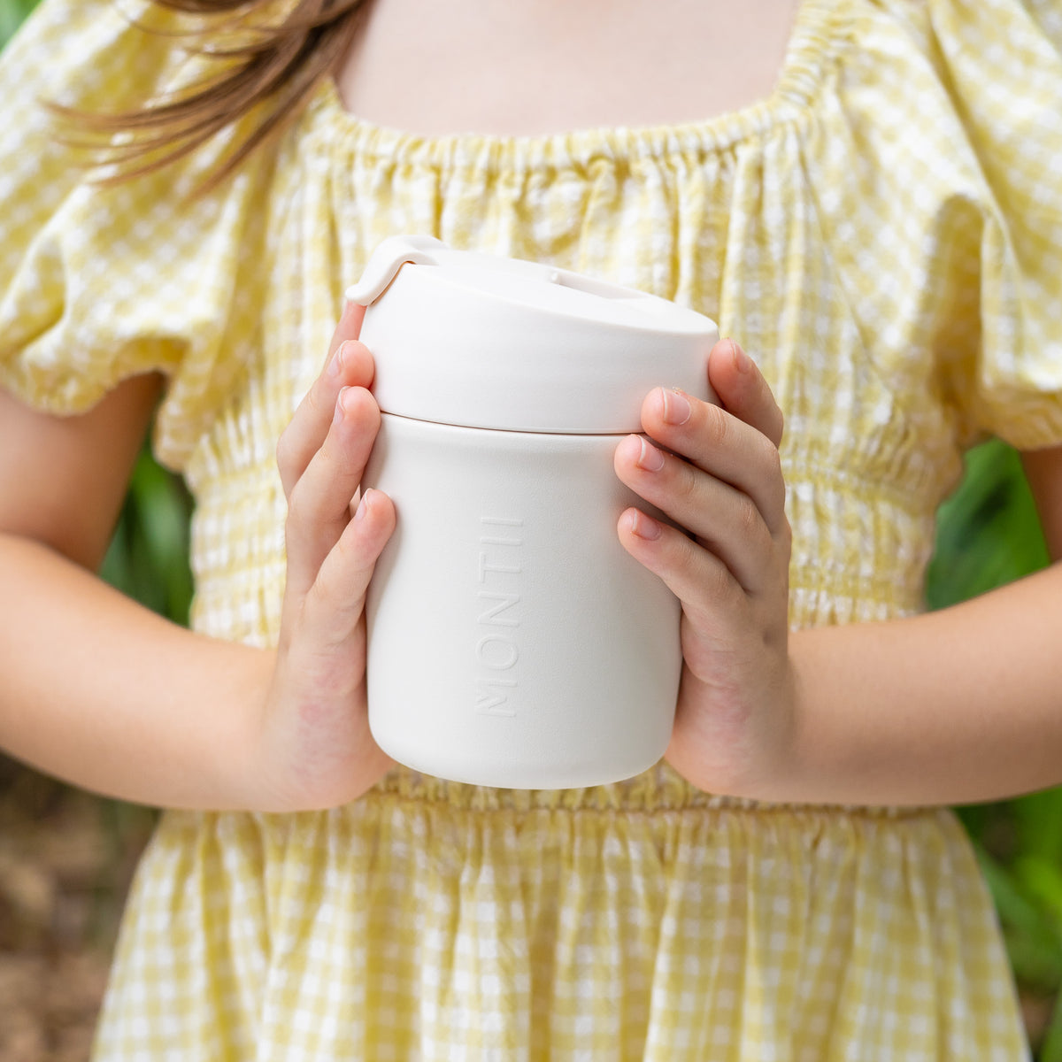 MontiiCo 260ml Travel Coffee Cup - Cream