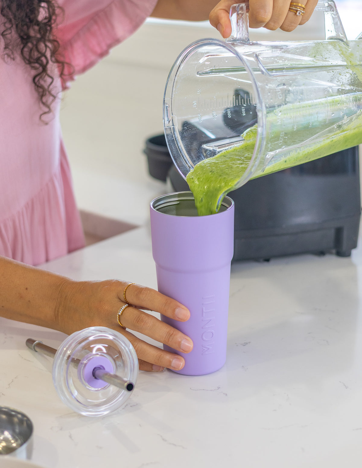 MontiiCo 575ml Chill Smoothie Cup - Lilac