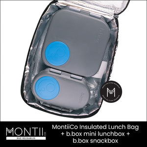 MontiiCo Large Insulated Lunch Bag  - Dinosaur Land