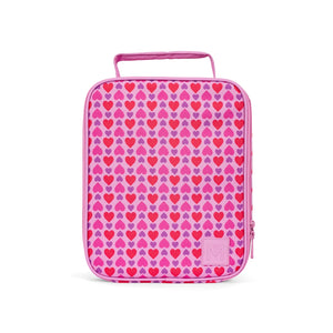MontiiCo Large Insulated Lunch Bag - Queen of Hearts