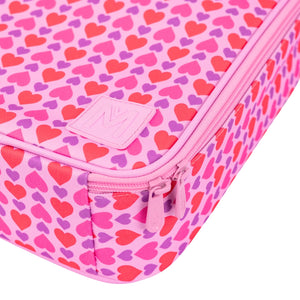 MontiiCo Large Insulated Lunch Bag - Queen of Hearts