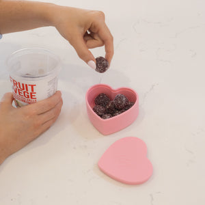 MontiiCo Silicone Heart Tub - Bubblegum