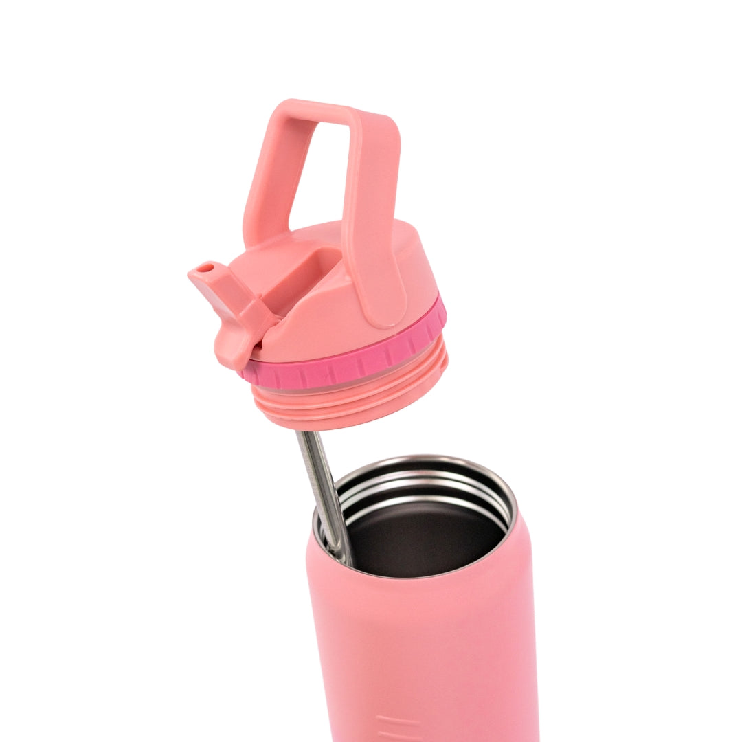 Montii.Co Drink Bottle Sport Sipper Lid 750ml - Strawberry
