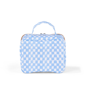 Oioi Mini Insulated Lunch Bag - Blue Check