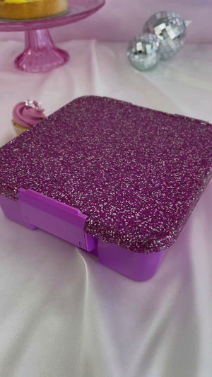 Bento Five Lunch Box - Magenta Glitter LIMITED EDITION