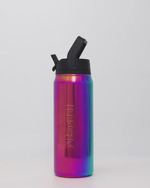 Montii.Co Drink Bottle Sport Sipper Lid 750ml - Rainbow