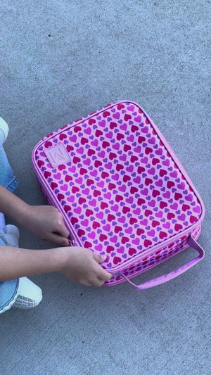 MontiiCo Large Insulated Lunch Bag - Queen of Hearts