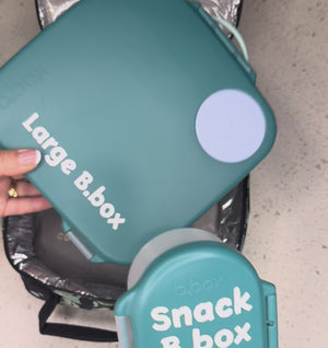 B.Box / Montiico Large and snack box bundle (NEW LARGER SIZE BAG)