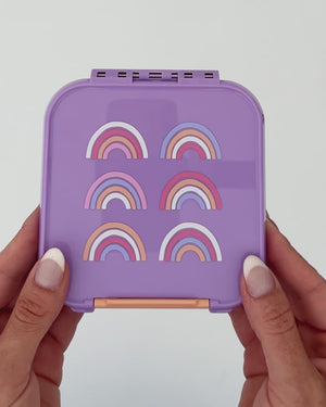 MontiiCo Bento Two Snack Box - Rainbow Roller
