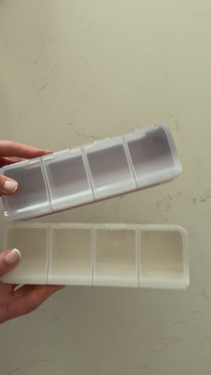 MELII LUXE 4 COMPARTMENT SNACK BOX - PINK