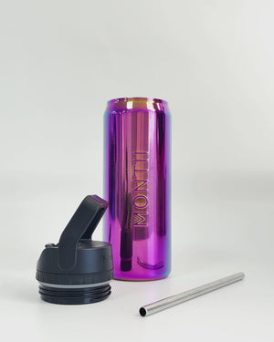 Montii.Co Drink Bottle Sport Sipper Lid 750ml - Rainbow