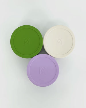 MontiiCo Silicone Scallop Bowl - Cream