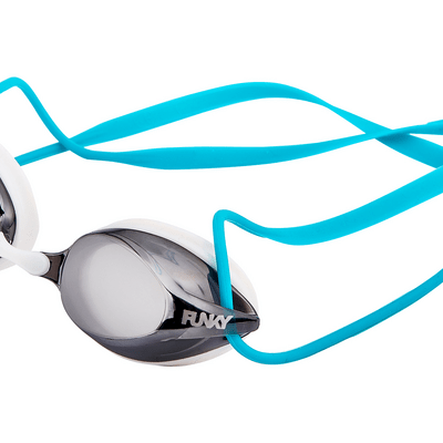 TRAINING MACHINE GOGGLES - White Washed Mirrored