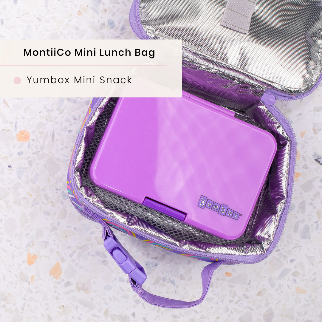 MontiiCo Mini Insulated Lunch bag - Construction (Clip Handle)