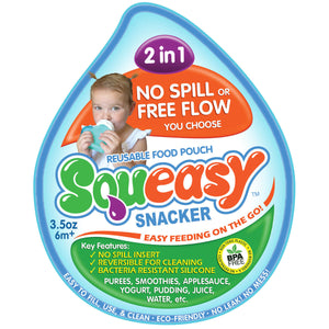 Squeasy Snacker 3oz / 104ml - BLUE PRE-ORDER
